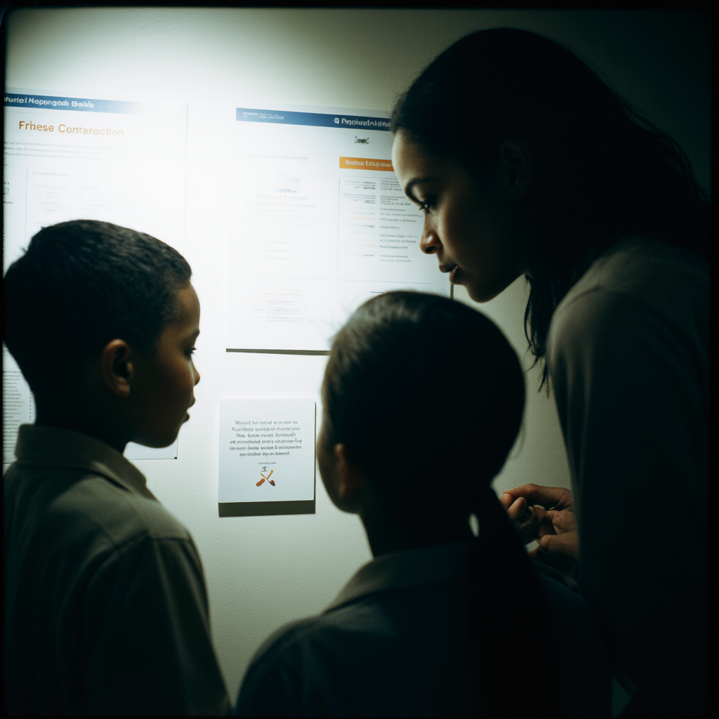 Parents supporting learners at a GoBizzHub showcase